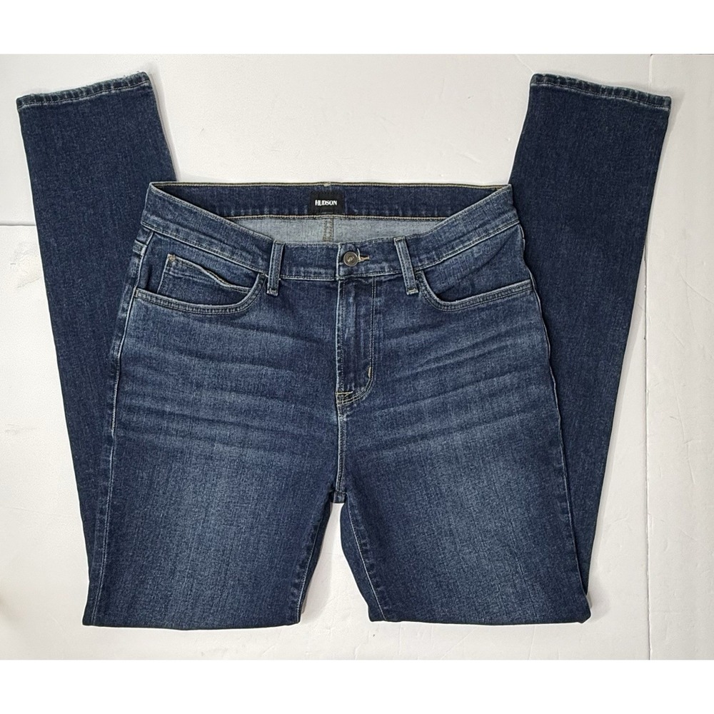 HUDSON ACE STK Jeans Men Size 34 Blue Skinny Stretch Slim Preppy Party Trendy
